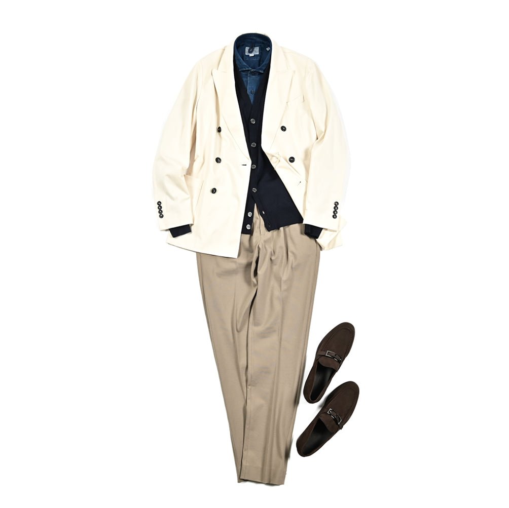 25SS CIRCOLO 1901 ストレッチコットンジャージー ノータックイージースラックス|417677 - 44|GUARDAROBA MILANO OFFICIAL STORE