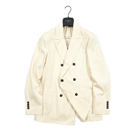 25SS CIRCOLO 1901 ストレッチコットンジャージー 6Bダブルテーラードジャケット|417715 - 46|GUARDAROBA MILANO OFFICIAL STORE