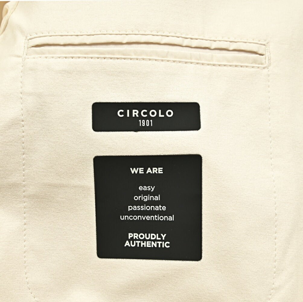 25SS CIRCOLO 1901 ストレッチコットンジャージー 6Bダブルテーラードジャケット|GUARDAROBA MILANO OFFICIAL STORE