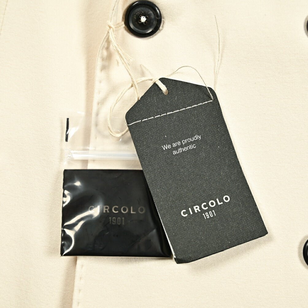25SS CIRCOLO 1901 ストレッチコットンジャージー 6Bダブルテーラードジャケット|417715 - 46|GUARDAROBA MILANO OFFICIAL STORE