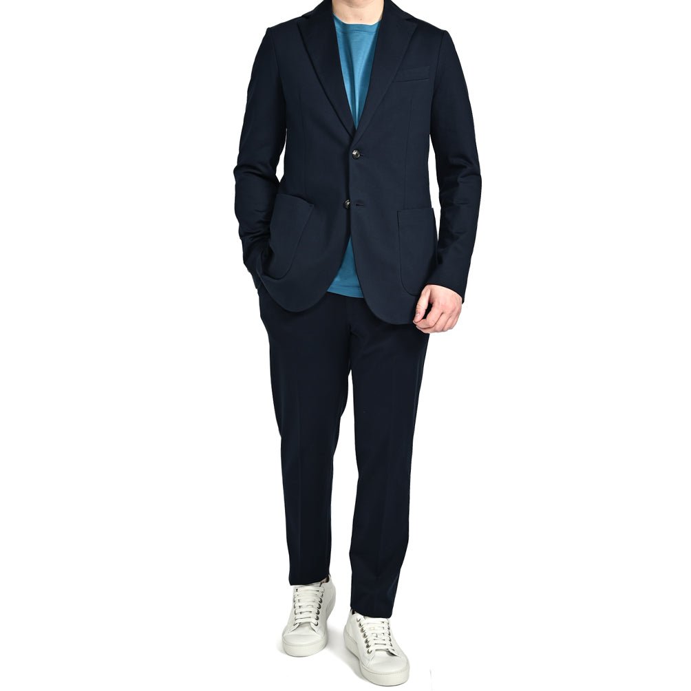 25SS CIRCOLO 1901 ストレッチコットンジャージー ノータックイージースラックス (セットアップ対応)|417665 - 44|GUARDAROBA MILANO OFFICIAL STORE