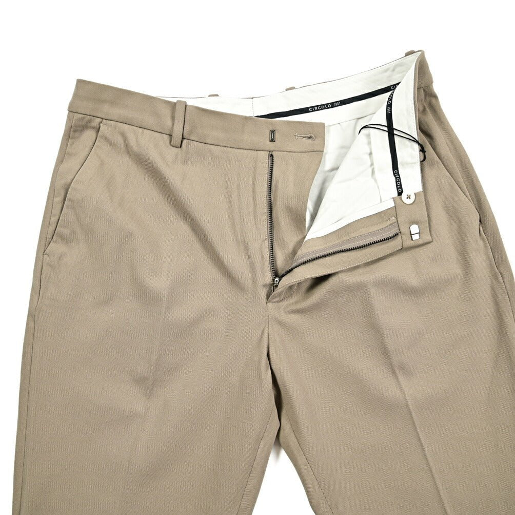 25SS CIRCOLO 1901 ストレッチコットンジャージー ノータックイージースラックス|417677 - 44|GUARDAROBA MILANO OFFICIAL STORE