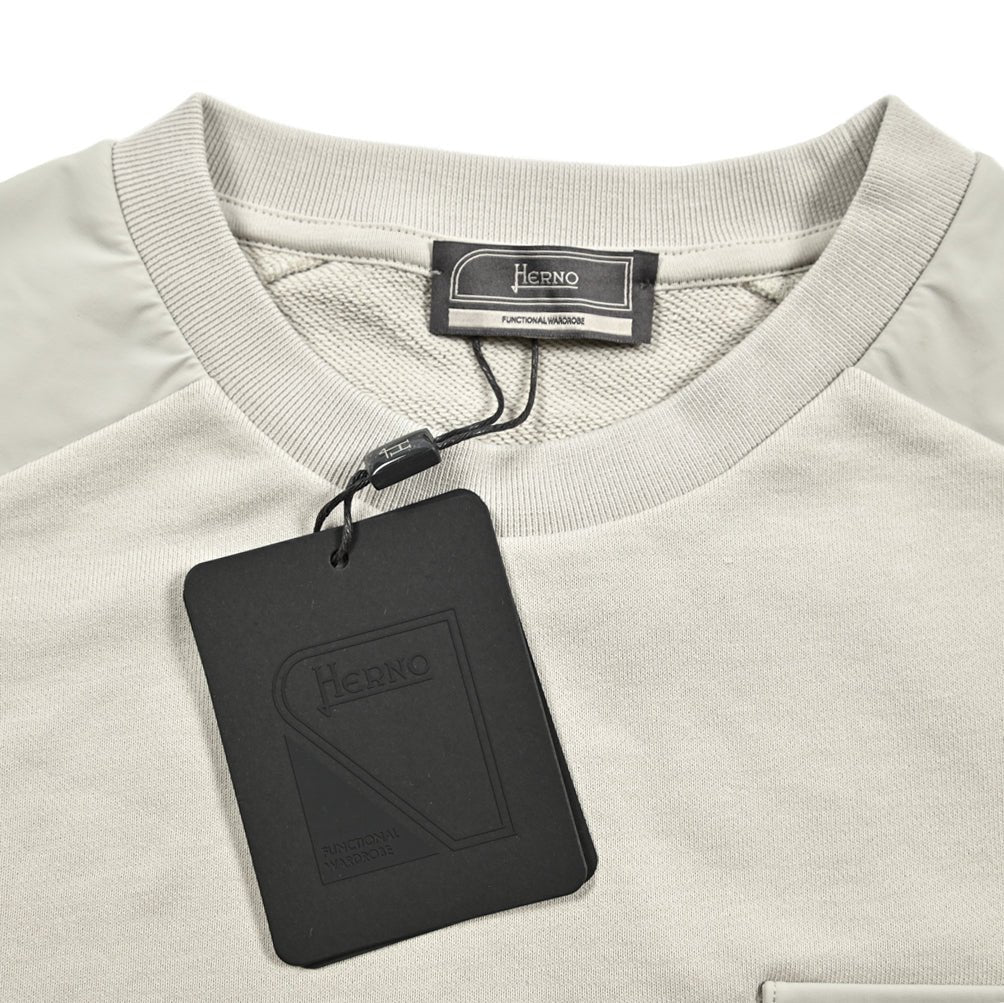 25SS HERNO コットン100% クルーネックスウェットシャツ|417639 - 44|GUARDAROBA MILANO OFFICIAL STORE