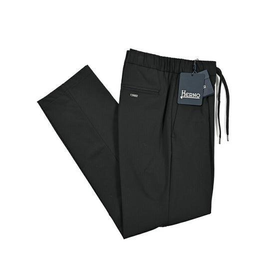 25SS HERNO ストレッチナイロン ワンタックイージーパンツ|415716 - 44|GUARDAROBA MILANO OFFICIAL STORE