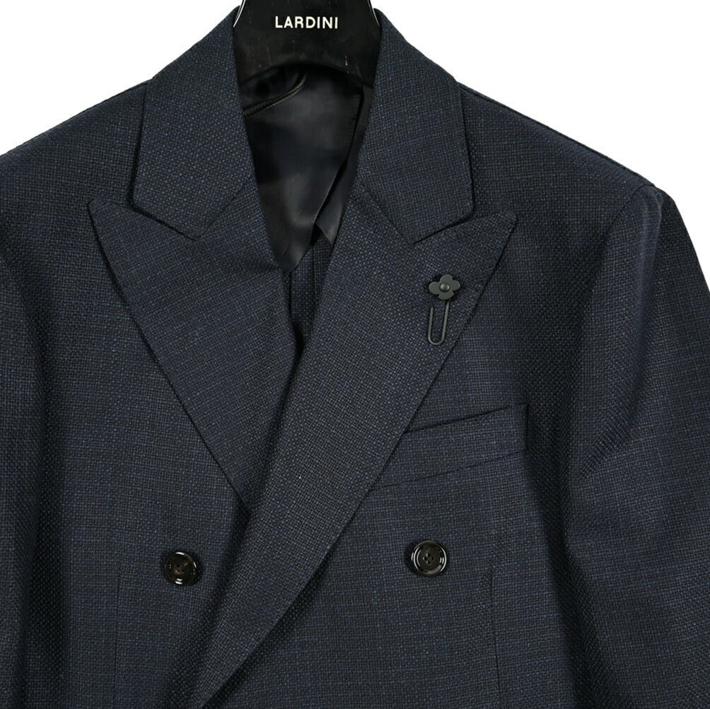 25SS LARDINI ICONIC ウールコットン 6Bダブルテーラードジャケット|417743 - 44|GUARDAROBA MILANO OFFICIAL STORE