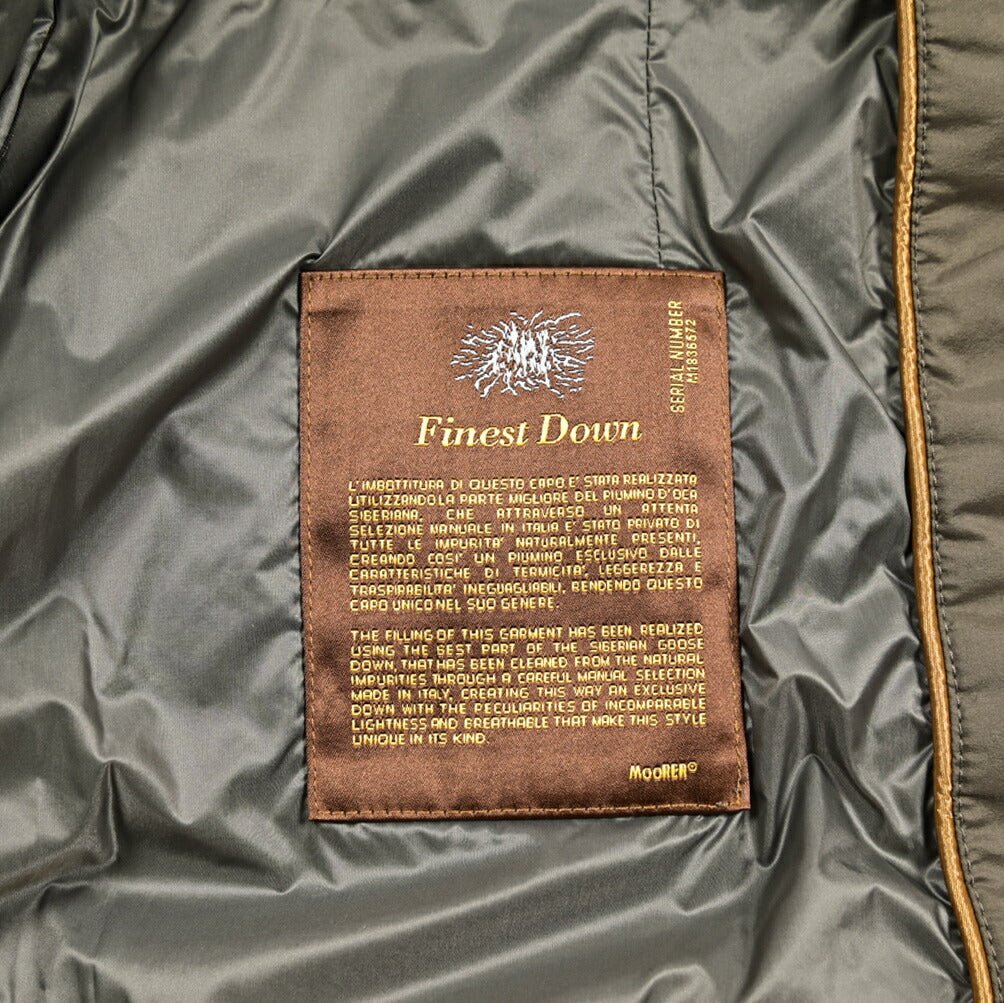 SALE|25SS MOORER SIDNEY - S3 スタンドカラーライトウェイトダウンベスト|418132 - 46|GUARDAROBA MILANO OFFICIAL STORE