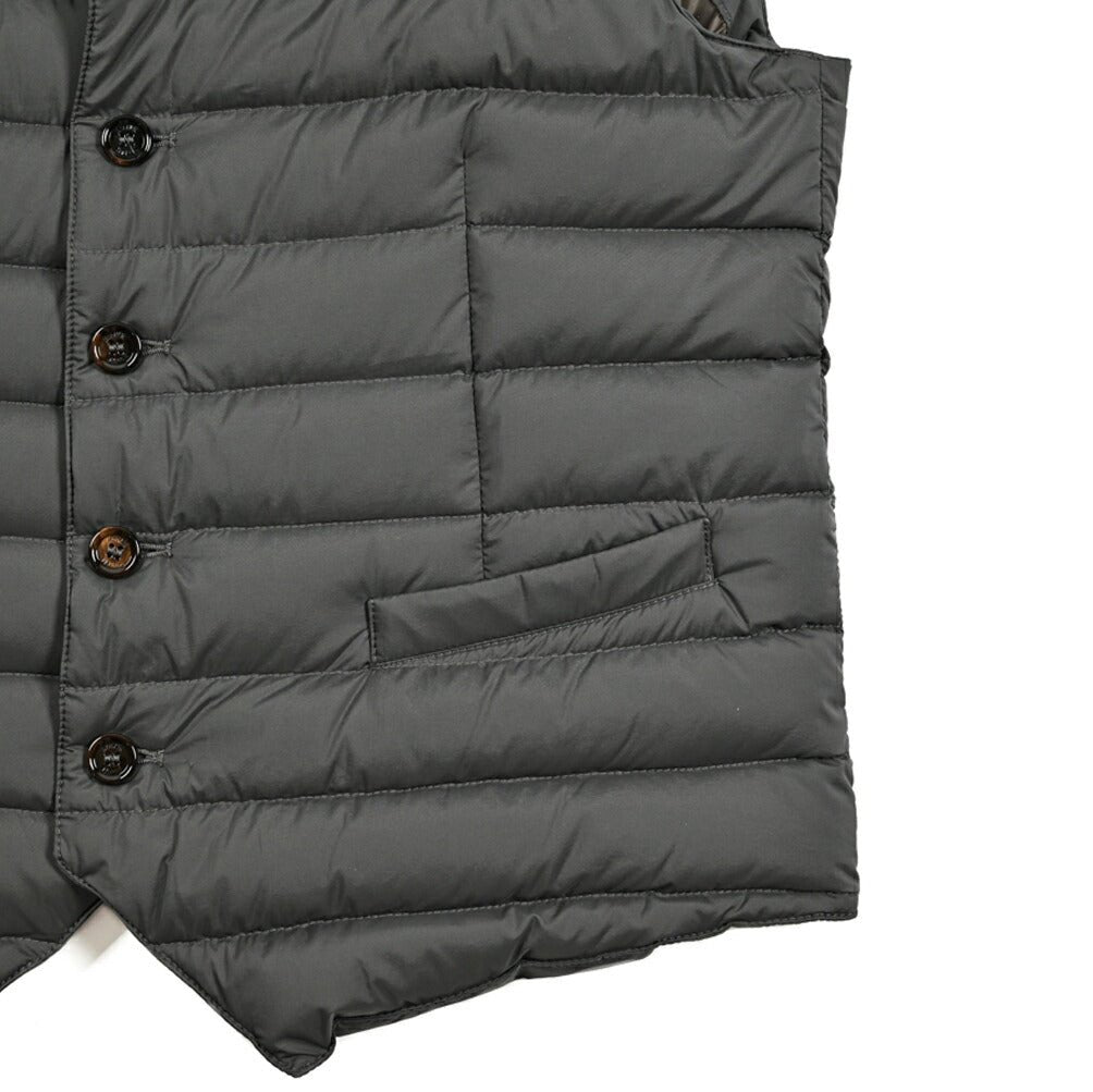 25SS MOORER SIDNEY - S3 スタンドカラーライトウェイトダウンベスト / ACQUA RESISTANT(撥水)|GUARDAROBA MILANO OFFICIAL STORE