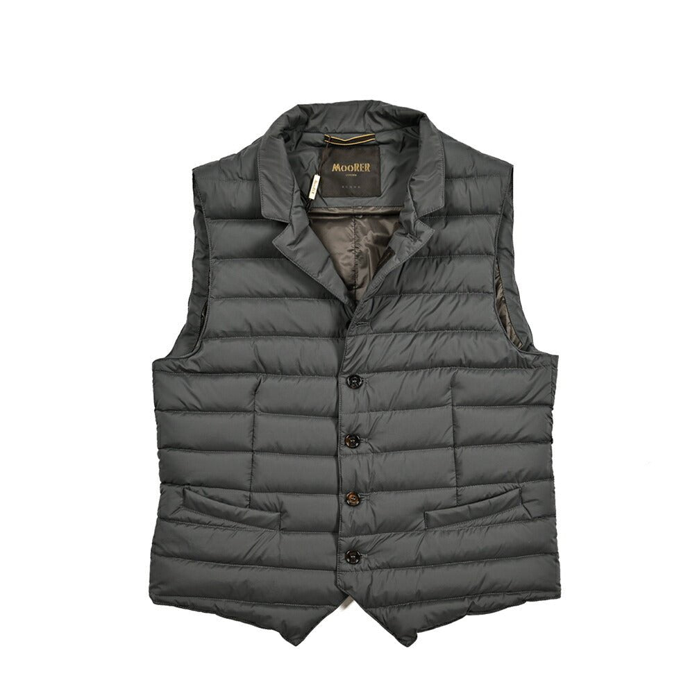 25SS MOORER SIDNEY - S3 スタンドカラーライトウェイトダウンベスト / ACQUA RESISTANT(撥水)|GUARDAROBA MILANO OFFICIAL STORE