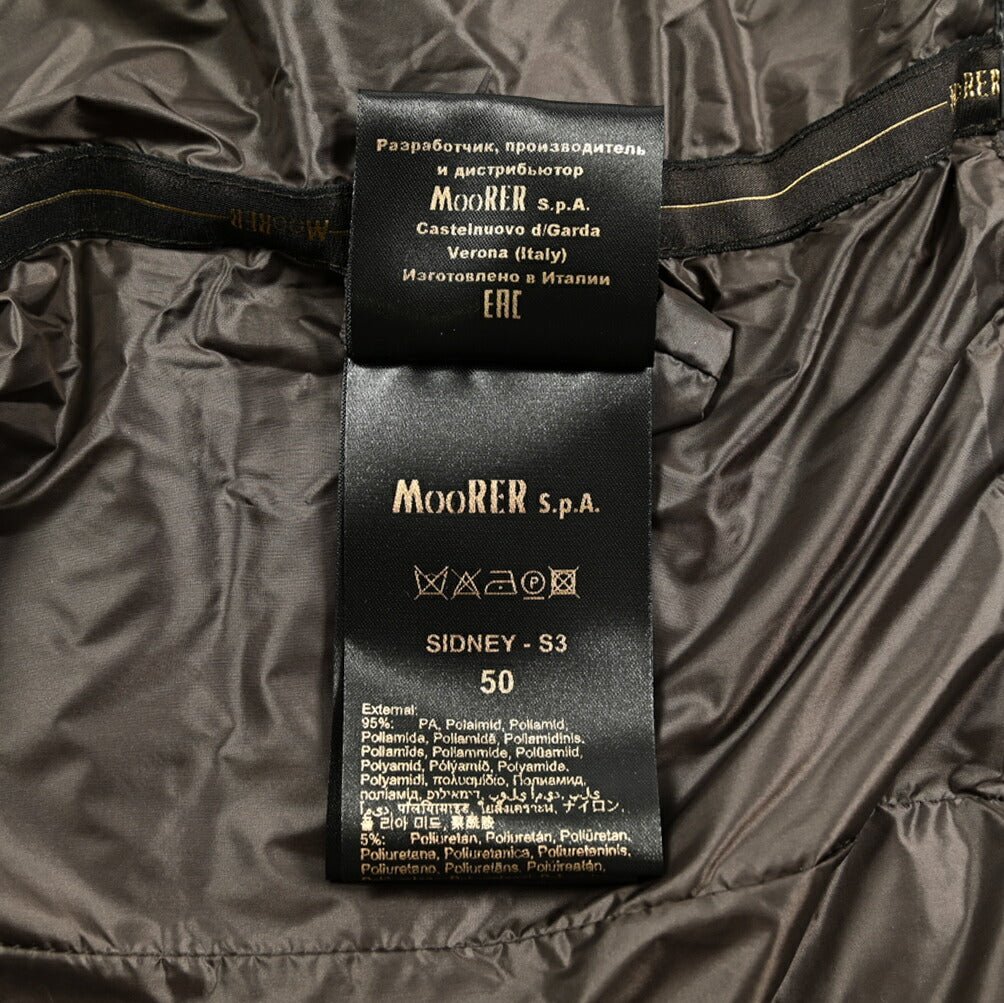 25SS MOORER SIDNEY - S3 スタンドカラーライトウェイトダウンベスト / ACQUA RESISTANT(撥水)|GUARDAROBA MILANO OFFICIAL STORE
