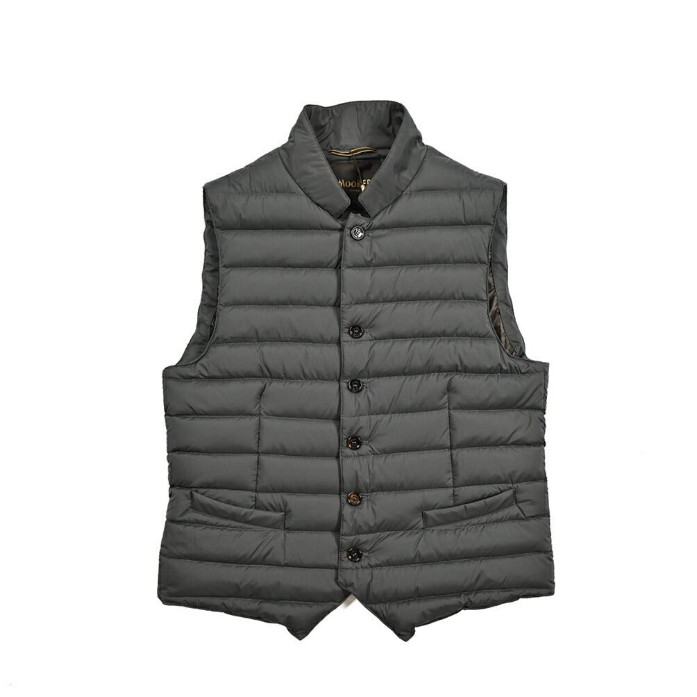 25SS MOORER SIDNEY - S3 スタンドカラーライトウェイトダウンベスト / ACQUA RESISTANT(撥水)|GUARDAROBA MILANO OFFICIAL STORE