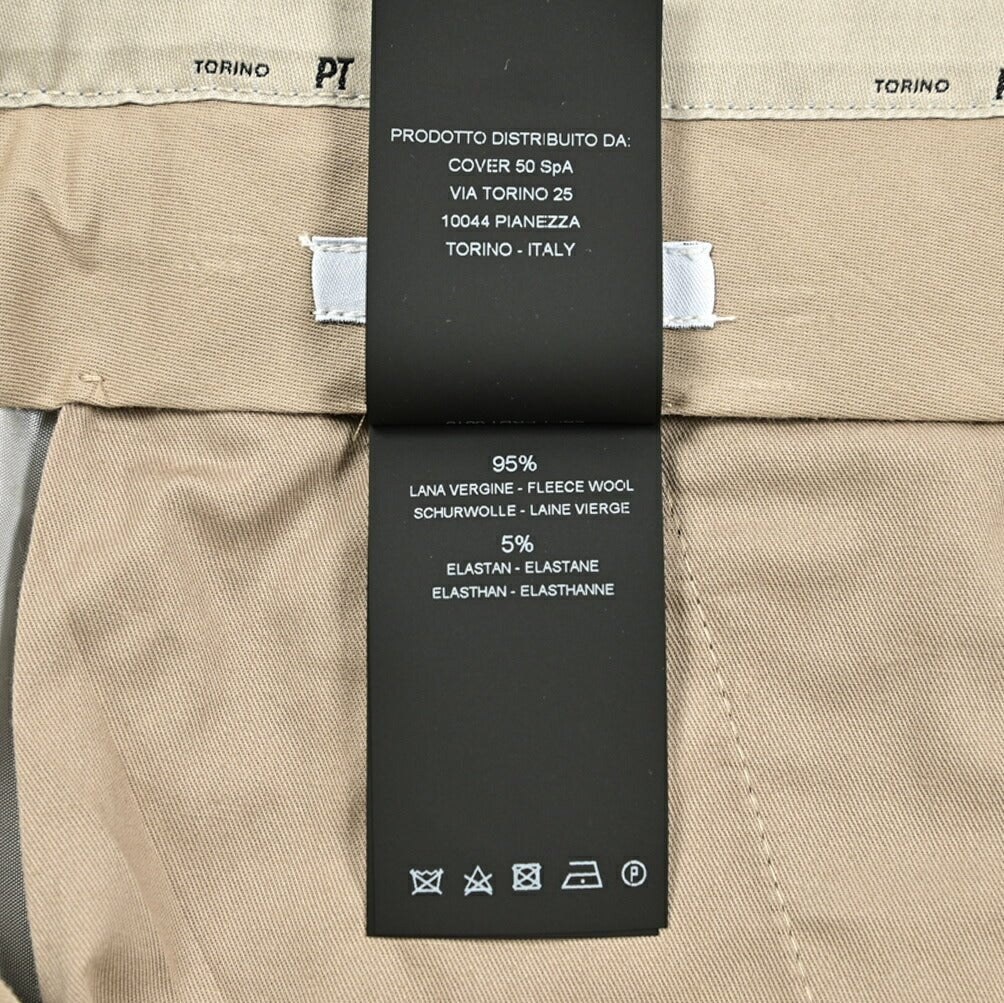 25SS PT TORINO EDGE REBEL FIT ストレッチウール ノータックスラックス / PT01|415766 - 44|GUARDAROBA MILANO OFFICIAL STORE