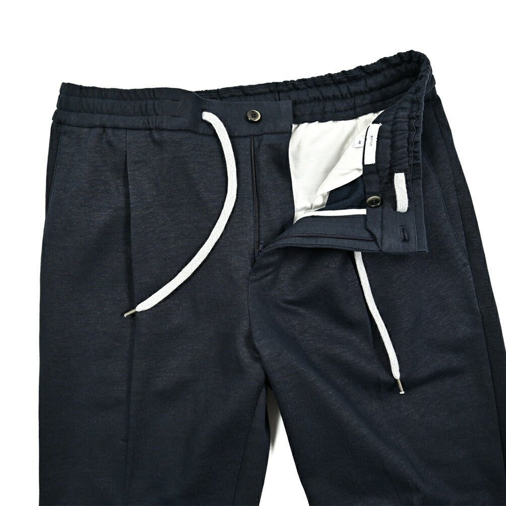 25SS PT TORINO SOFT FIT コットンリネン ワンタックイージースラックス / PT01|415796 - 44|GUARDAROBA MILANO OFFICIAL STORE