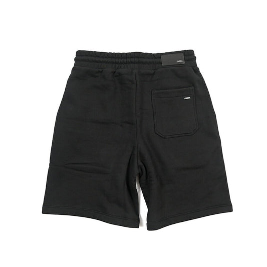 26 - 27AW AMIRI “RELAXED PULL ON SWEATSHORT” コットン100% スウェットロゴショーツ ブラック S | GUARDAROBA MILANO OFFICIAL STORE