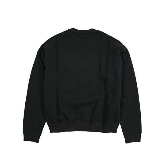 26-27AW JIL SANDER コットン100% 裏起毛スウェットシャツ / RELAX FIT ブラック(BLACK) S | GUARDAROBA MILANO OFFICIAL STORE