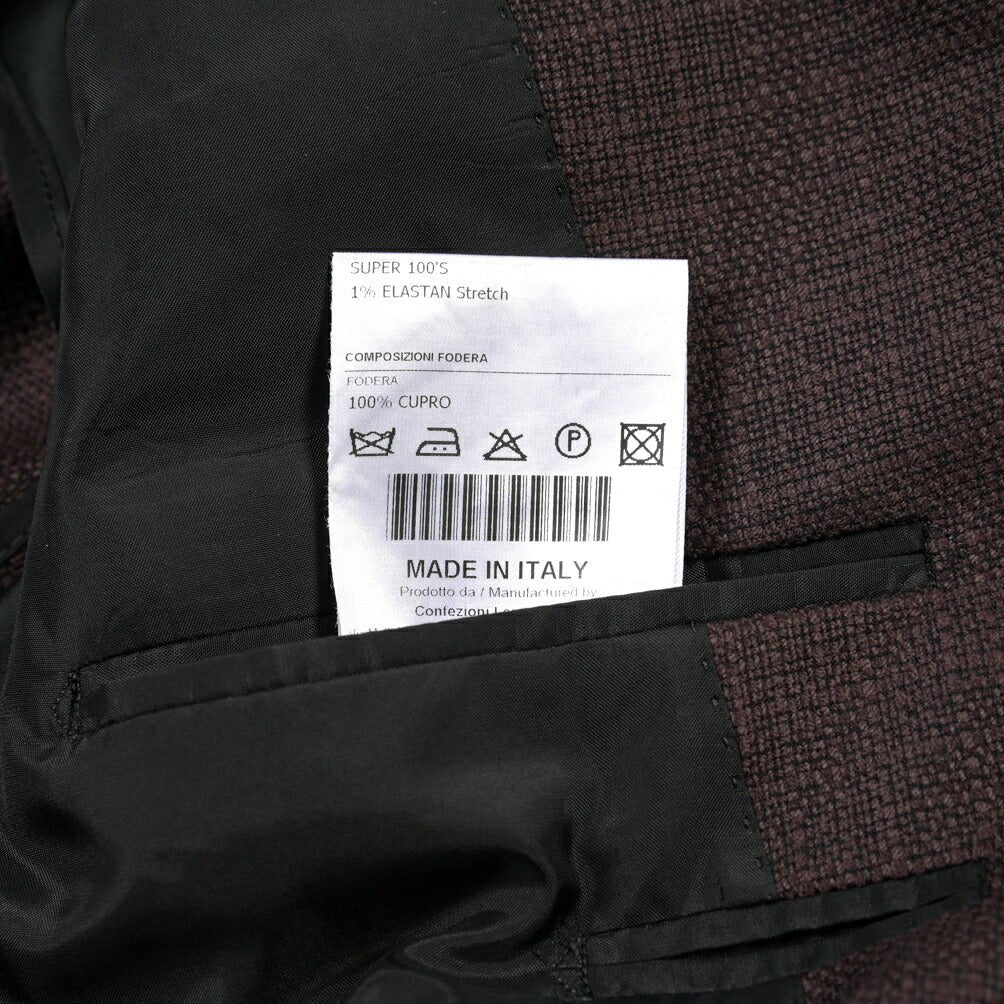 26-27AW TAGLIATORE 2Bシングルテーラードジャケット ストレッチウール ブラウン 48 | GUARDAROBA MILANO OFFICIAL STORE