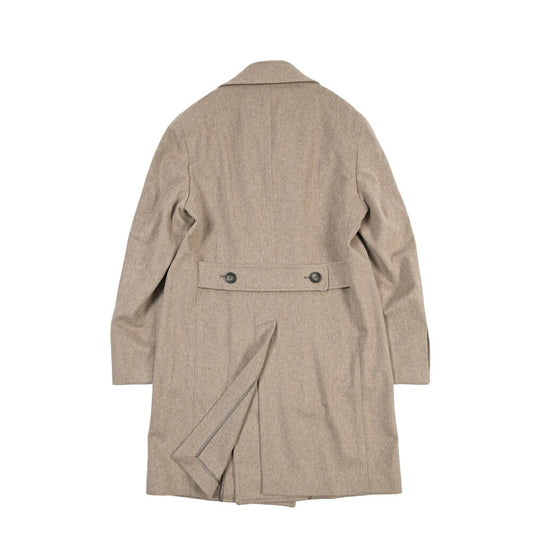 26-27AW TAGLIATORE “CSCORDEN” ヴァージンウール100% 6Bダブルチェスターコート / Loro Piana製生地(CAPOLAVORO) ベージュ 48 | GUARDAROBA MILANO OFFICIAL STORE