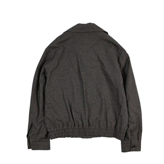 26-27AW TAGLIATORE “GAYELORD” ウール混コットン ショートブルゾン / Exclusive Garment ブラウン 48 | GUARDAROBA MILANO OFFICIAL STORE