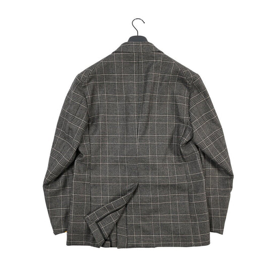 26-27AW TAGLIATORE “NAPOLI” ヴァージンウール100% 6Bダブルテーラードジャケット / Exclusive Garment グレージュ 48 | GUARDAROBA MILANO OFFICIAL STORE