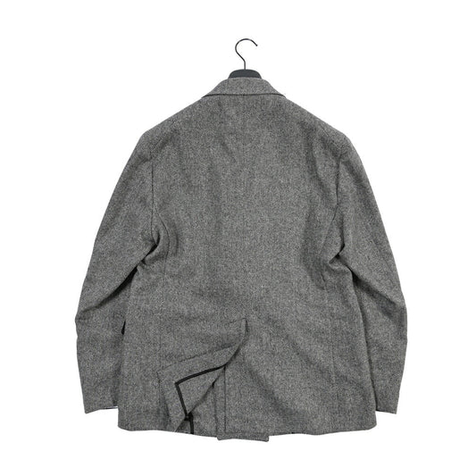26-27AW TAGLIATORE “NAPOLI” カシミヤ混ヴァージンウール 6Bダブルテーラードジャケット グレー 48 | GUARDAROBA MILANO OFFICIAL STORE