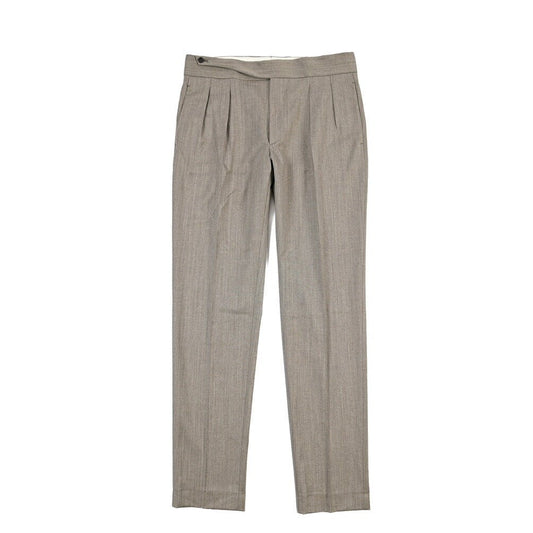 26-27AW TAGLIATORE ストレッチウール ツータックスラックス / P-FRED24 TGT グレージュ 50 | GUARDAROBA MILANO OFFICIAL STORE