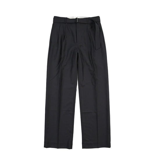 26-27AW TAGLIATORE カシミヤ混ウール ツータックワイドスラックス / P-NEVIL24 TGT ネイビー 48 | GUARDAROBA MILANO OFFICIAL STORE