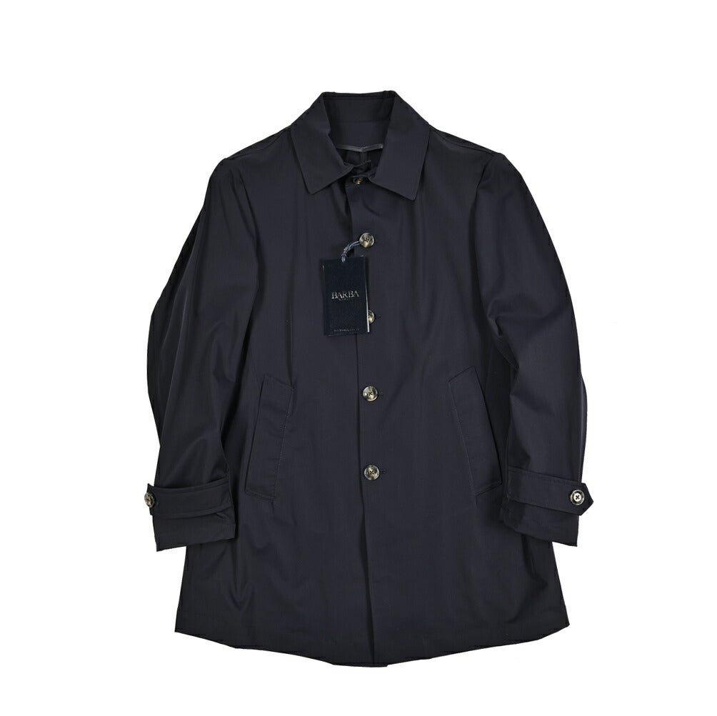 SALE｜BARBA バルバ / ストレッチナイロン ステンカラーコート