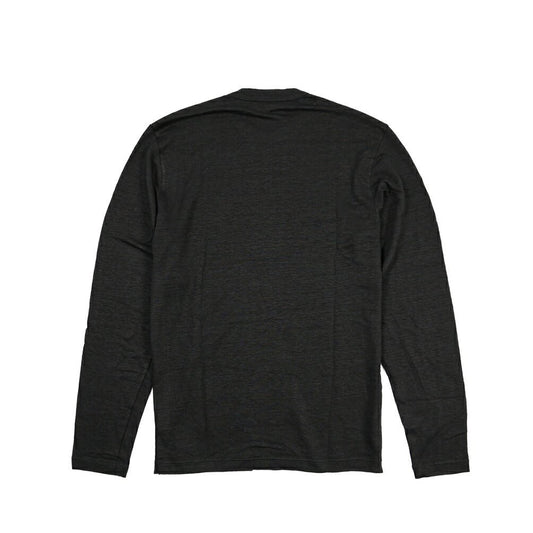 26SS GRAN SASSO リネン100% 長袖ニットTシャツ ブラック 46 | GUARDAROBA MILANO OFFICIAL STORE