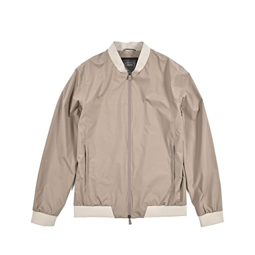 HERNO ラミナー　ブルゾン　ライダース　ベージュ HERNO ポリエステル100% MA-1 ブルゾン PRO-METEO 2レイヤー