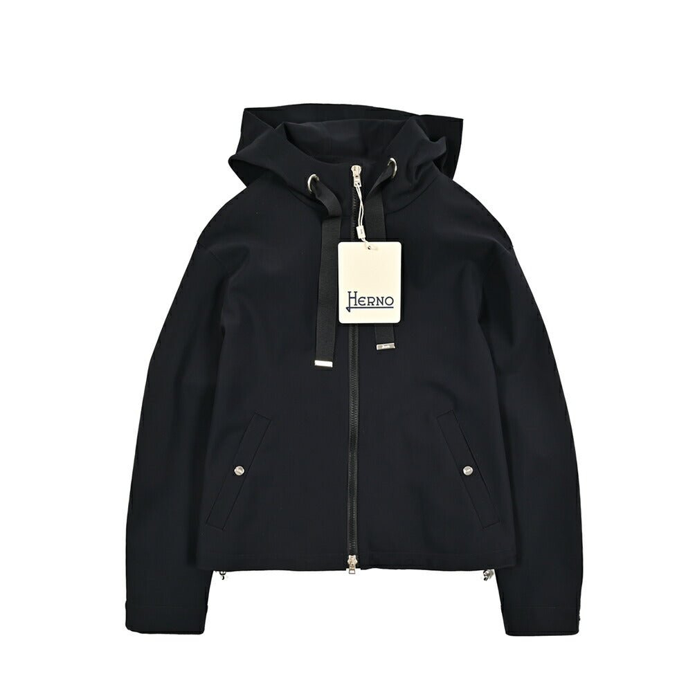 HERNO FIRST-ACT ストレッチナイロン フーディージャケット