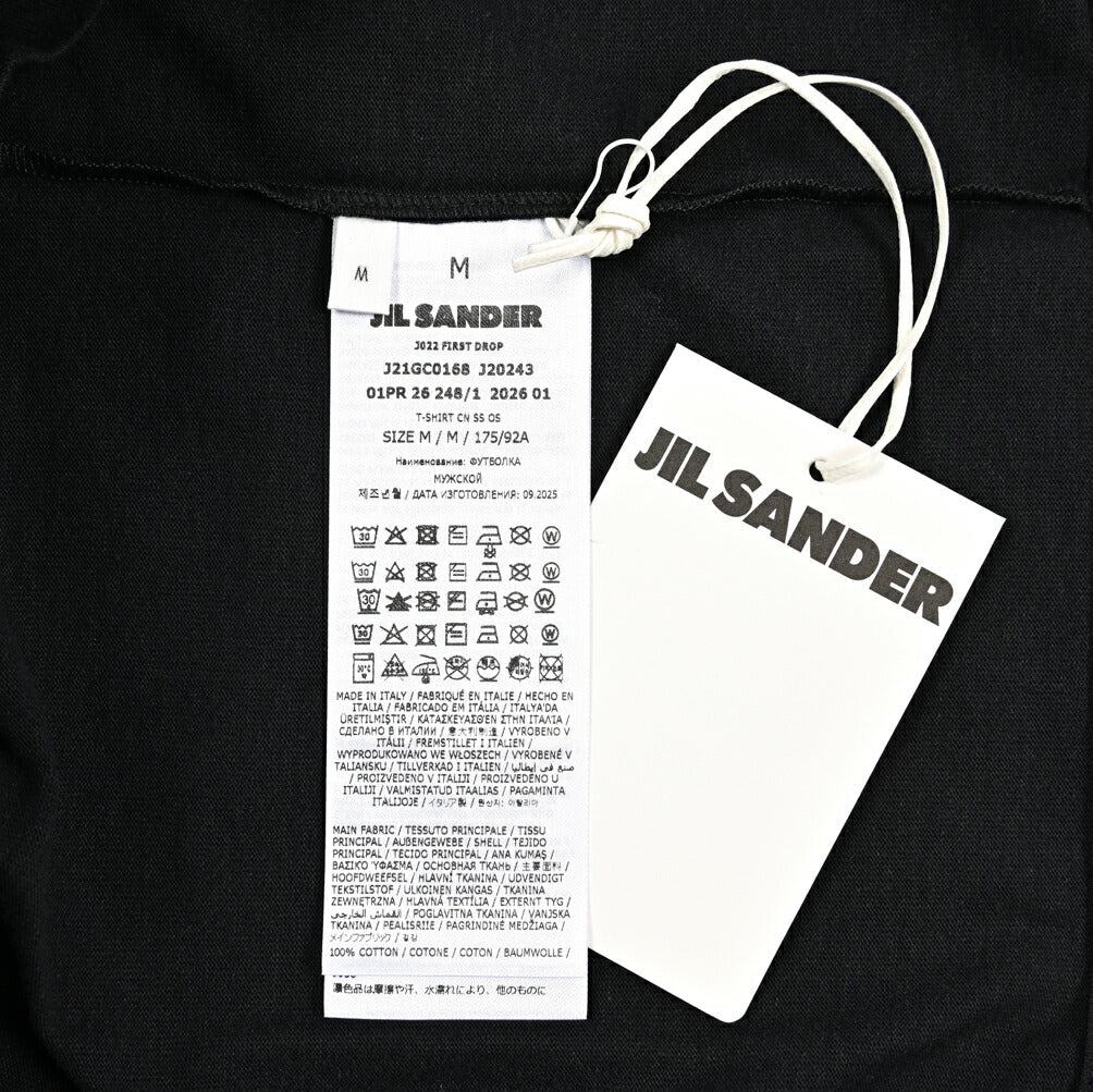 26SS JIL SANDER コットン100% 半袖オーバーサイズTシャツ|435797-S|GUARDAROBA MILANO OFFICIAL STORE