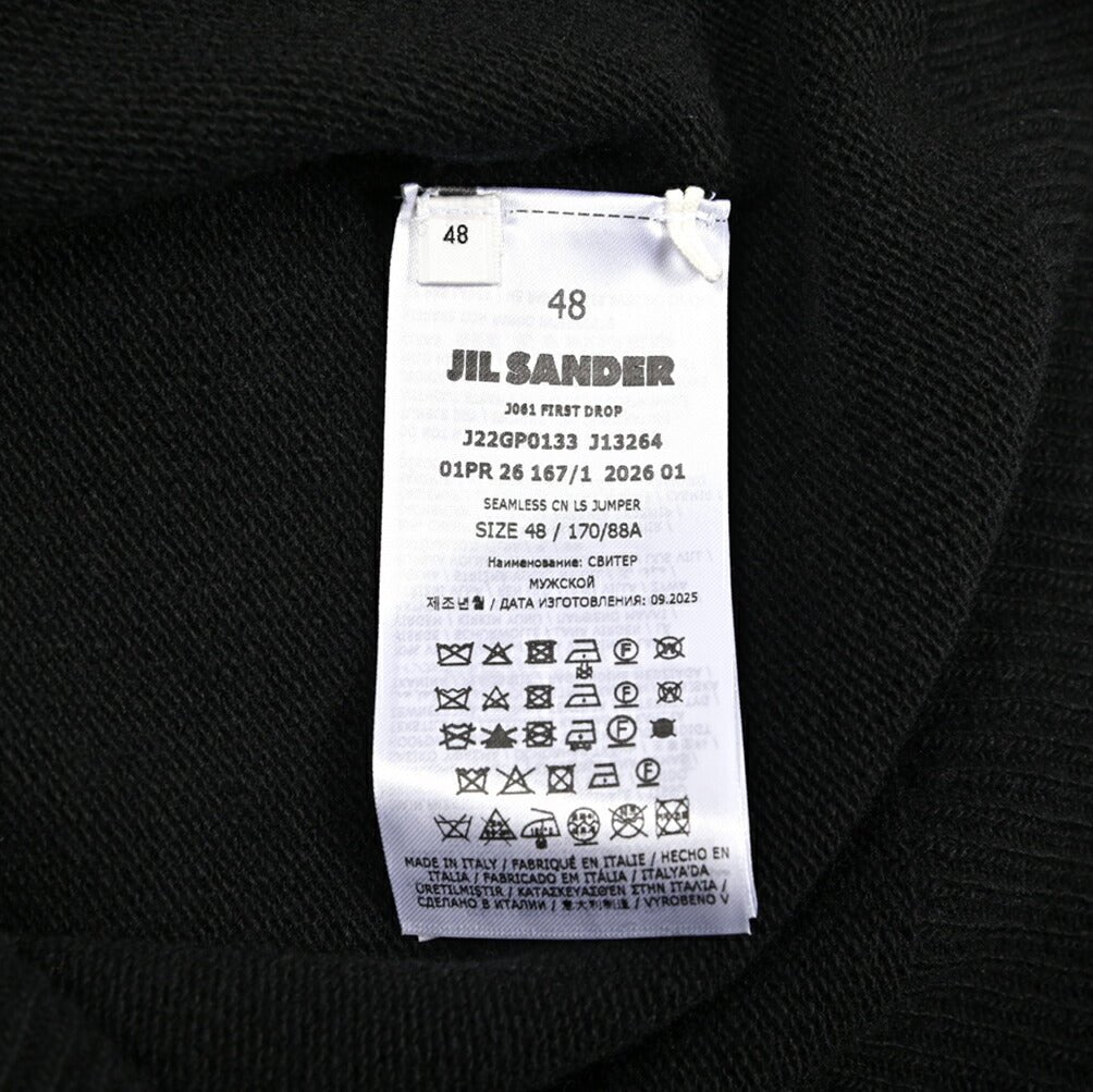 26SS JIL SANDER カシミヤ混ウール ミドルゲージニットセーター|435367-46|GUARDAROBA MILANO OFFICIAL STORE