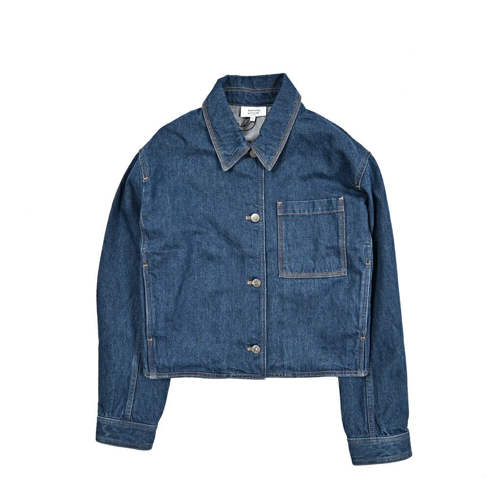 SALE｜MAISON KITSUNE メゾンキツネ / コットン100%デニム クロップド 