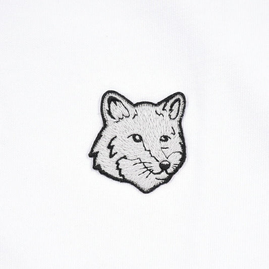 26SS MAISON KITSUNE オーガニックコットン100% オーバーサイズTシャツ ホワイト(WHITE) XS | GUARDAROBA MILANO OFFICIAL STORE