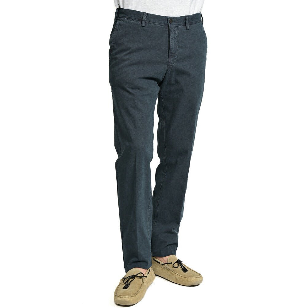 26SS PT TORINO ReWorked "E - SLIM FIT" ストレッチコットン ノータックスリムパンツ ネイビー 46 | GUARDAROBA MILANO OFFICIAL STORE