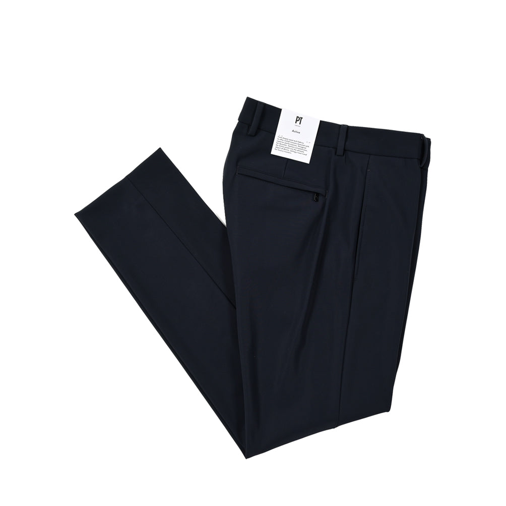 秋冬先行セール|PT TORINO Active "EPSILON" ストレッチポンチジャージー ノータックテーパードパンツ