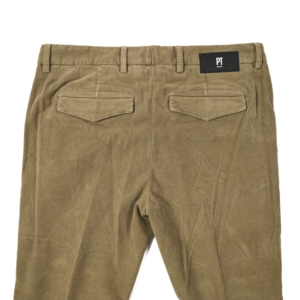 PT TORINO DENIM "JUNGLE" 細畝コーデュロイ クロップドスキニーパンツ