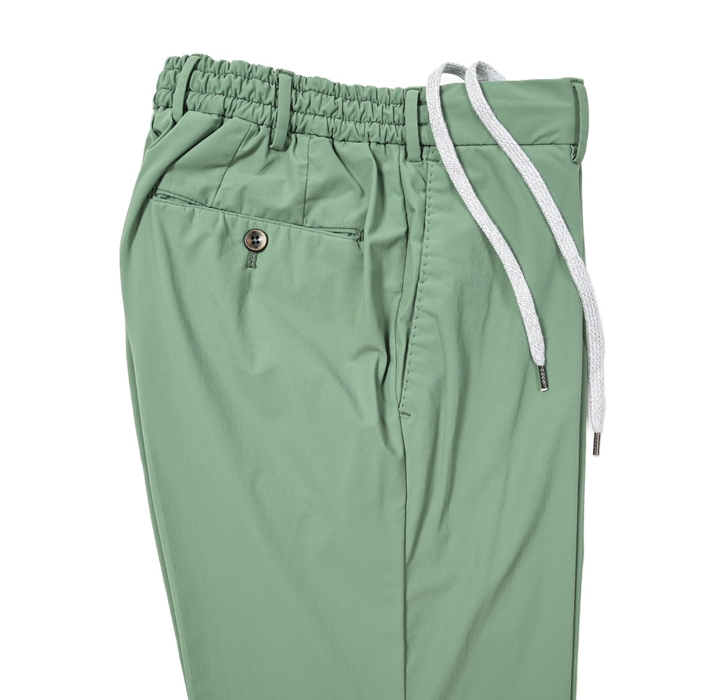 SALE|PT TORINO Active "SLIM FIT" 軽量ストレッチナイロン ドローコード付きイージースラックス
