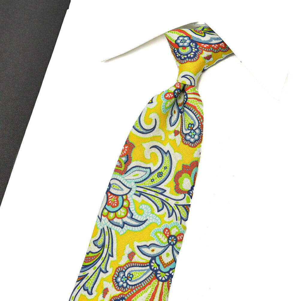 SALE|ETRO リネン100% ネクタイ