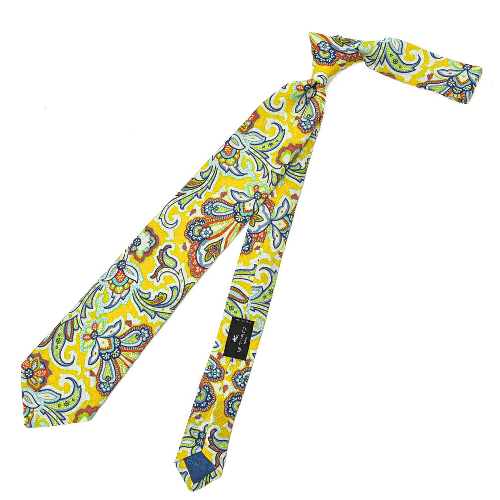 SALE|ETRO リネン100% ネクタイ