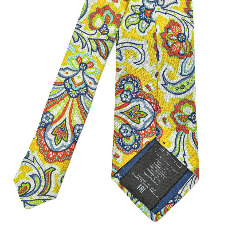 SALE|ETRO リネン100% ネクタイ