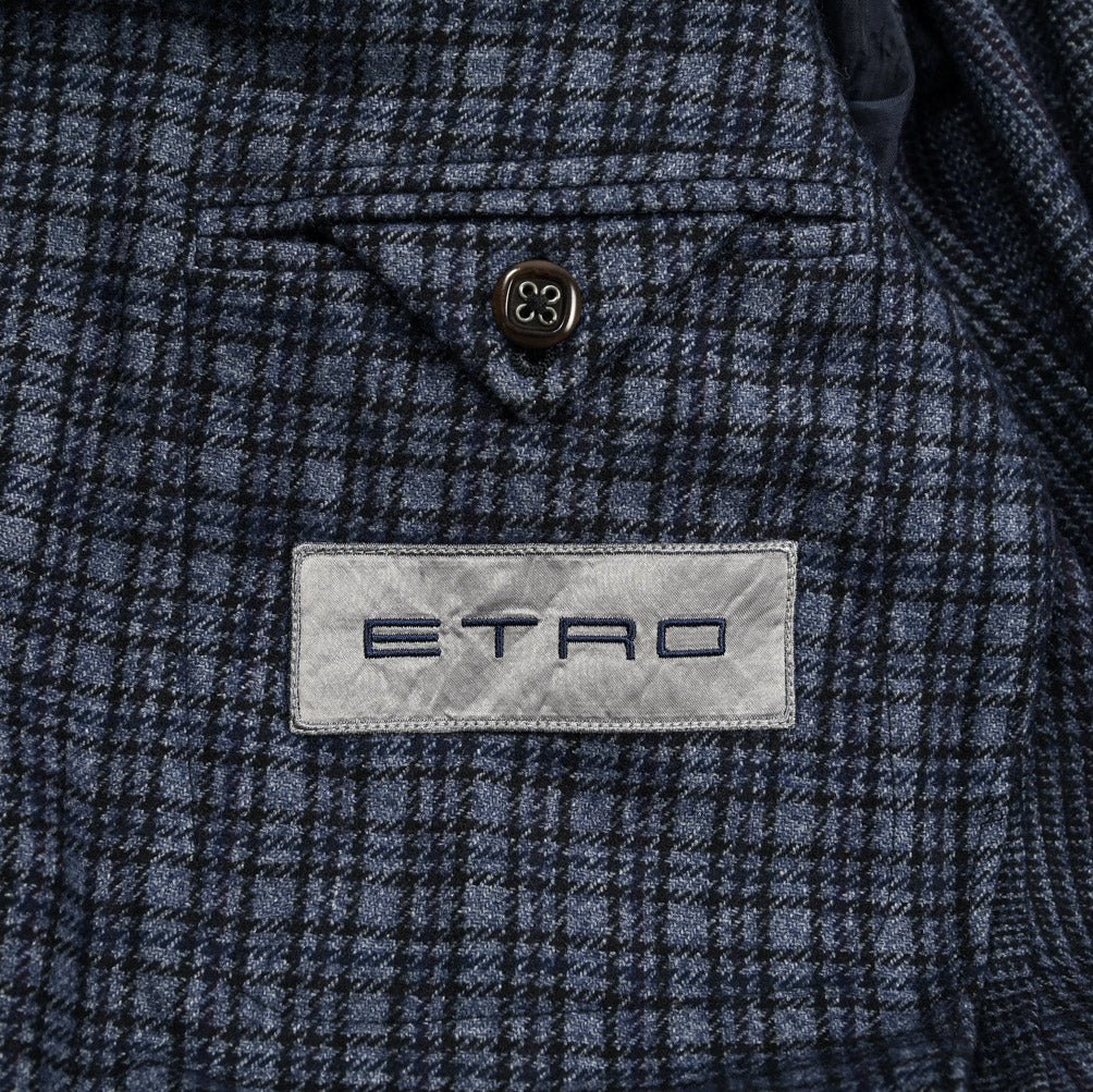ETRO クレイジーパターン 2Bシングルテーラードジャケット