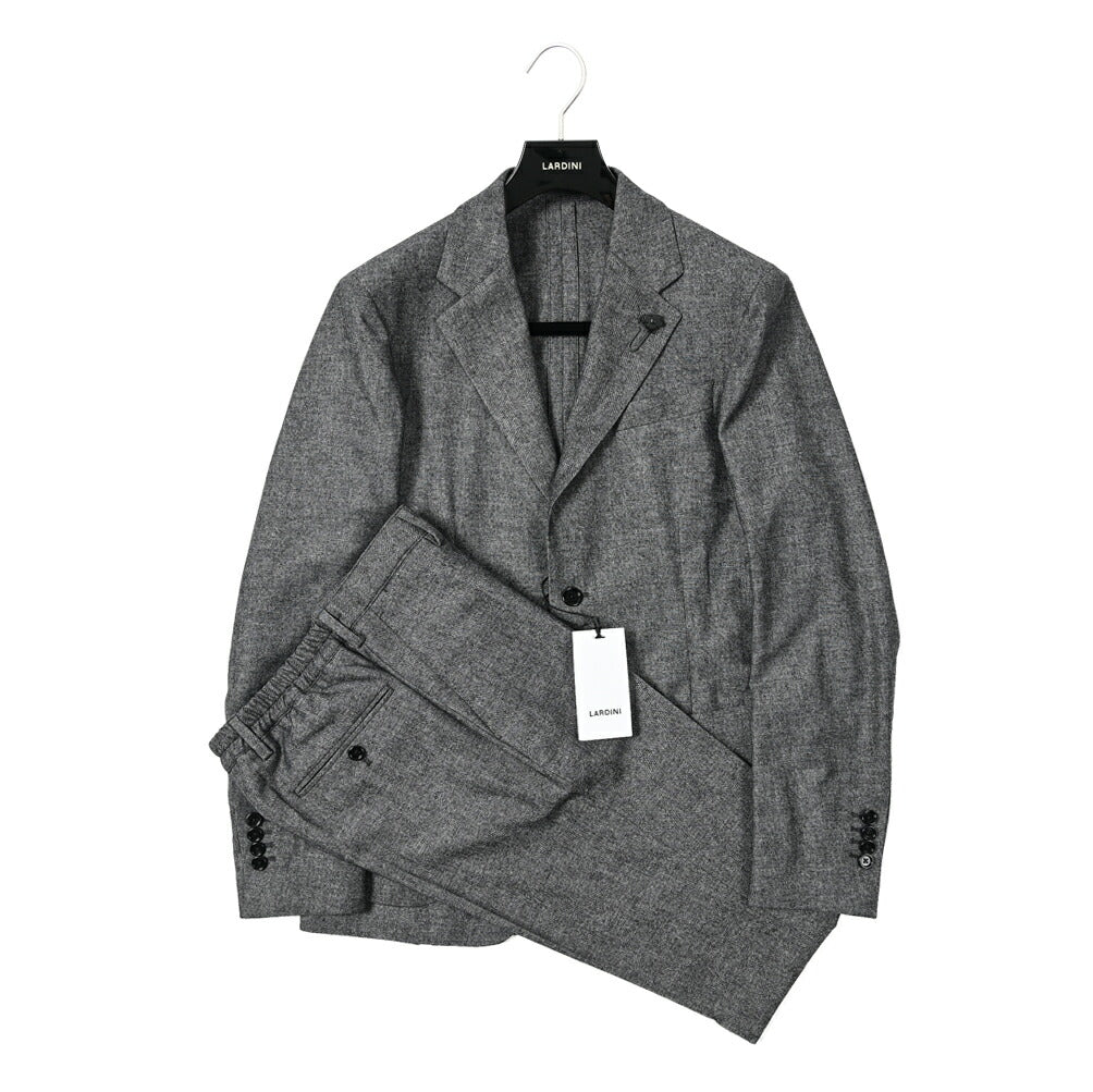 SALE|LARDINI easy wear ヴァージンウール 2Bシングルテーラード スーツ