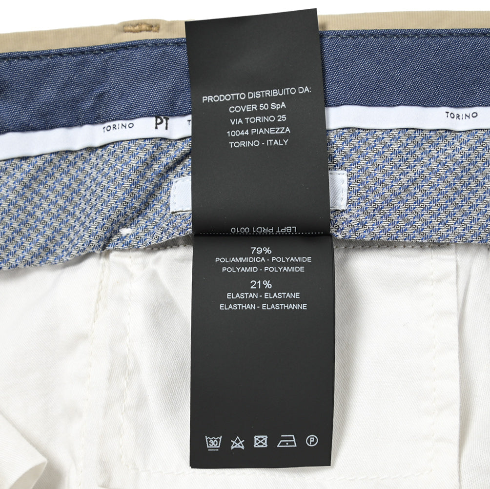 SALE|PT TORINO Active "SUPERSLIM FIT" 軽量ストレッチナイロン ノータックスリムパンツ