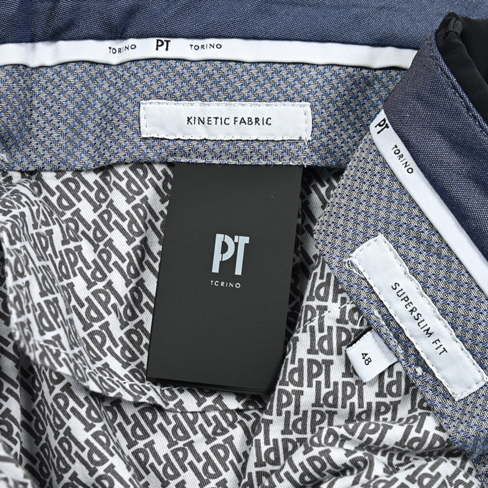 SALE|PT TORINO ACTIVE SUPERSLIM FIT 高機能ストレッチナイロン ノータックスラックス / PT01 / KINETICFABRIC