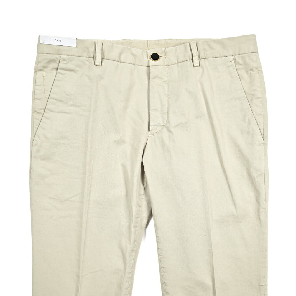 SUMMER SALE|PT TORINO DENIM "HOUSE" ストレッチコットンチノ ノータックスリムパンツ