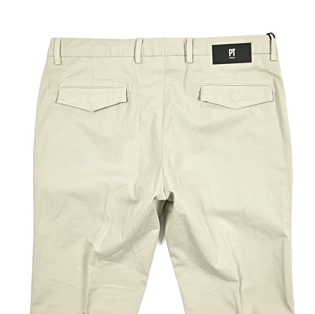 SUMMER SALE|PT TORINO DENIM "HOUSE" ストレッチコットンチノ ノータックスリムパンツ
