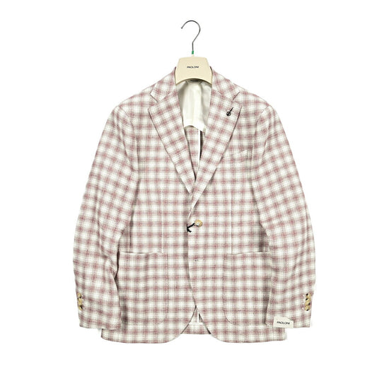 PAOLONI コットンリネン 2Bシングルテーラードジャケット|418531 - 46|GUARDAROBA MILANO OFFICIAL STORE