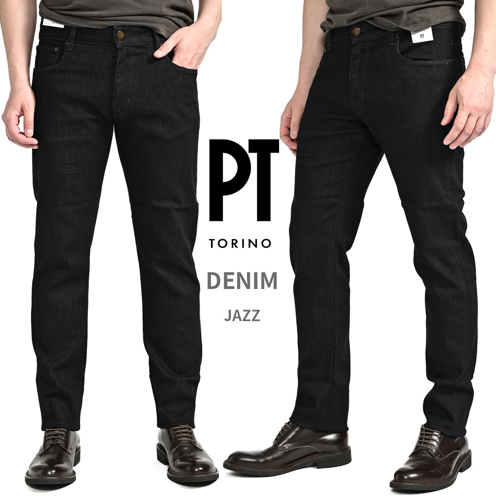 PT TORINO DENIM JAZZ (STRAIGHT FIT) ストレッチデニム リラックステーパードジーンズ