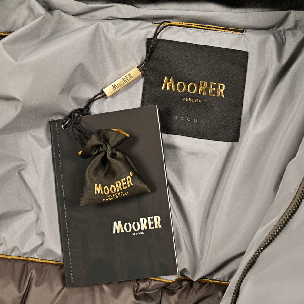 MOORER "ZARBO-STP" ポリエステル100% スタンドカラーダウンコート / ACQUA PROOF (防水)