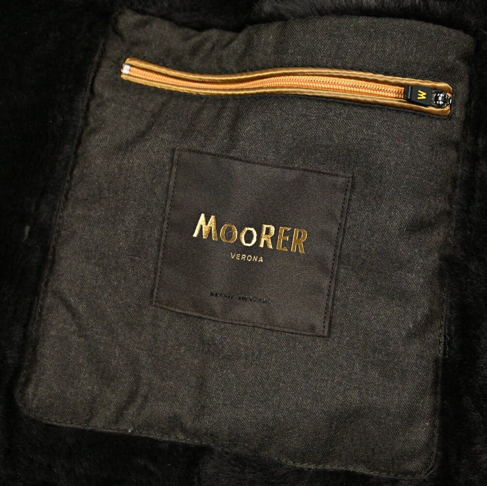 MOORER "CARBONI-ME" ムートンレザーコート